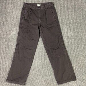 Todd Snyder Pants Men's 32 x 30 Fits 32 x 29 Brown Doubl Knee Workwear Pleated